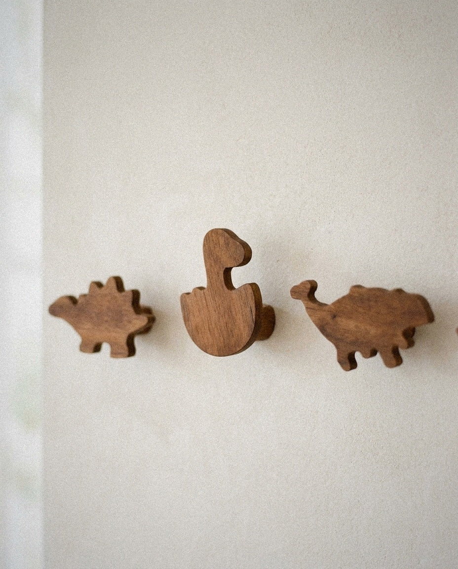 Close-up of Dino Hooks for Kids showing material and construction