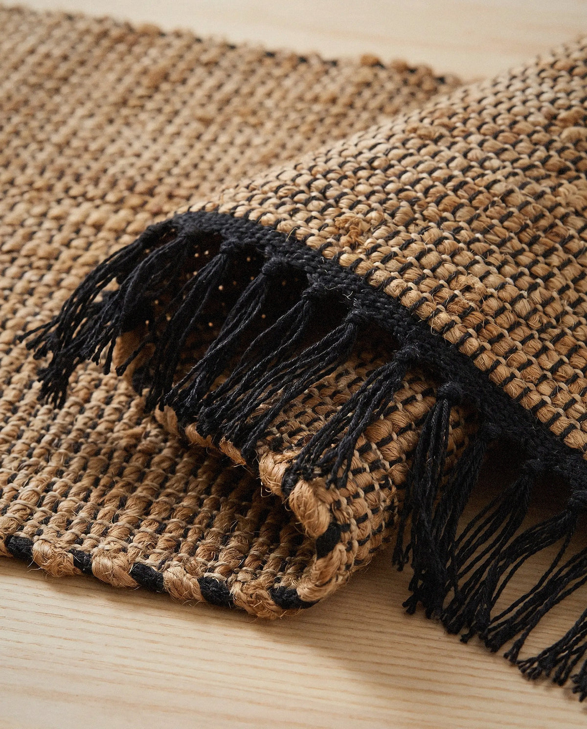 Natural Jute Woven Table Runner - Curora Home
