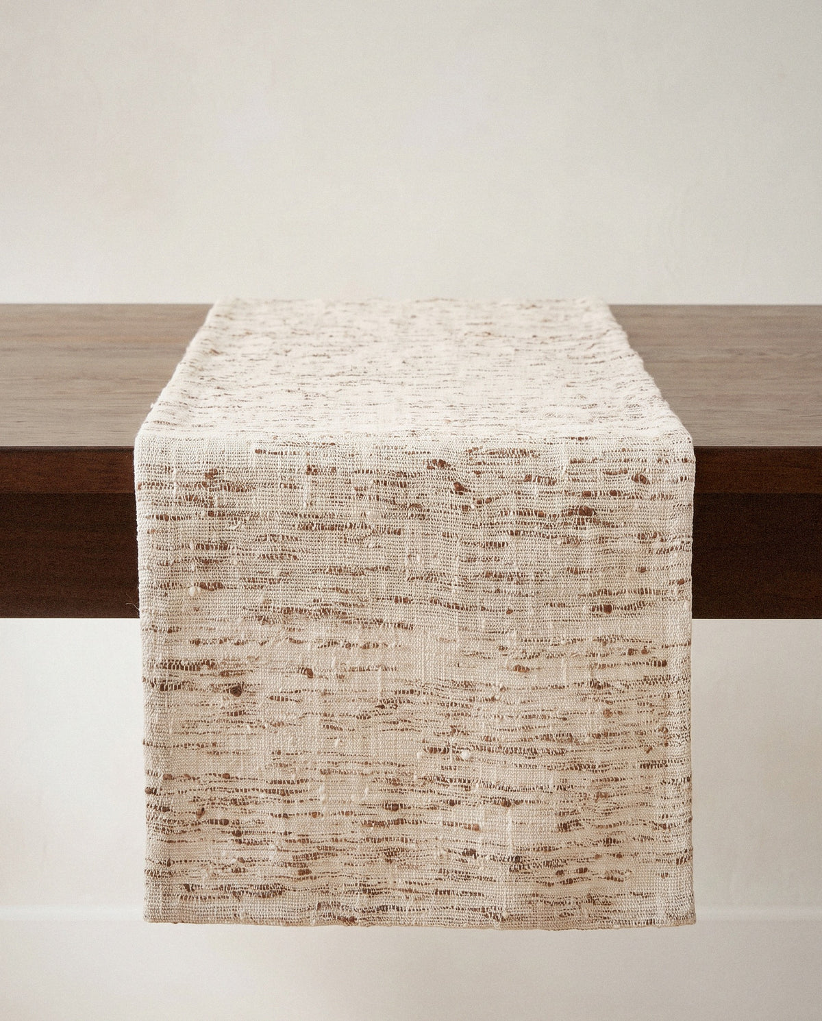 Oatmeal Textured Table Runner - Curora Home