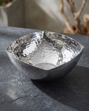 Hammered Steel Salad Bowl - Curora Home