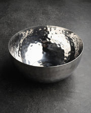 Polished Steel Fruit Bowl, 8 Inch - Curora Home