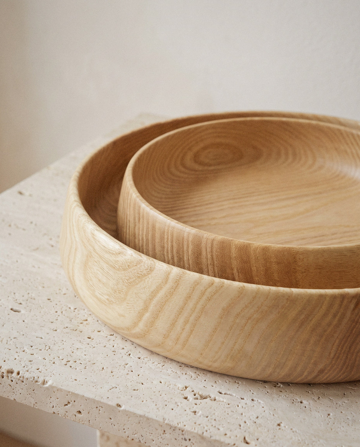 Hand-Carved Wooden Serving Plate - Curora Home
