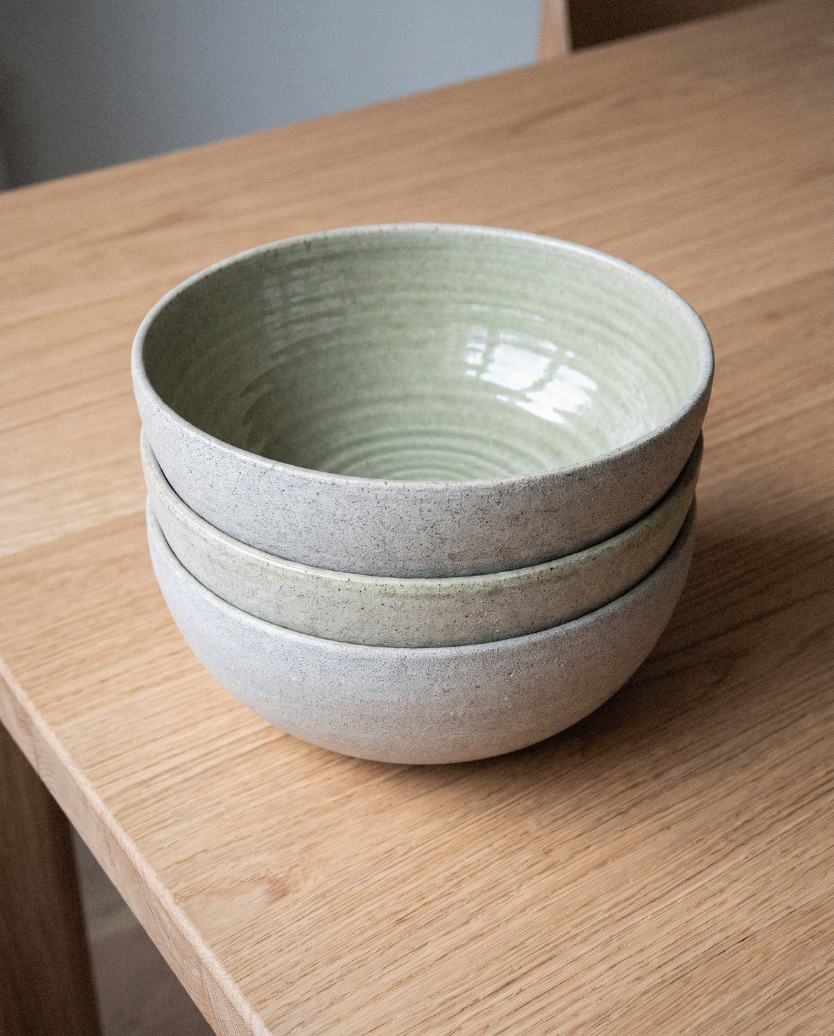 'Concrete' Stoneware Ramen Bowl - Curora Home