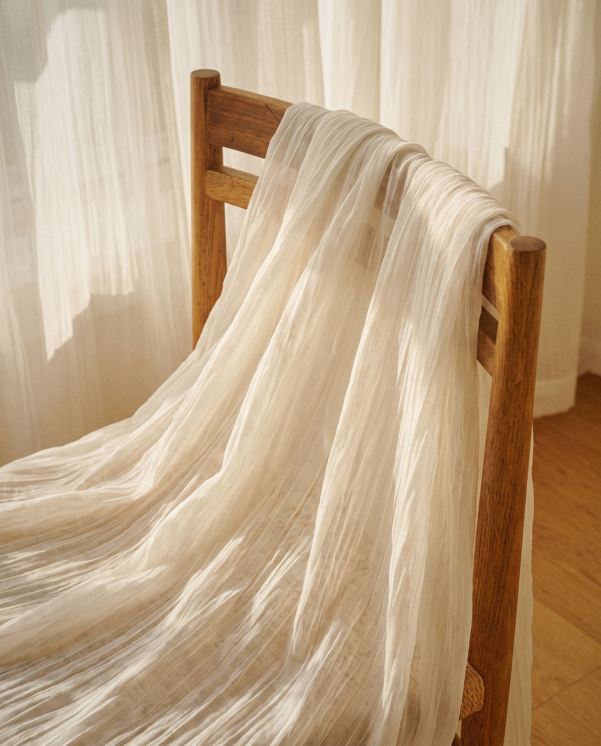Linen Gauze Curtain - Curora Home