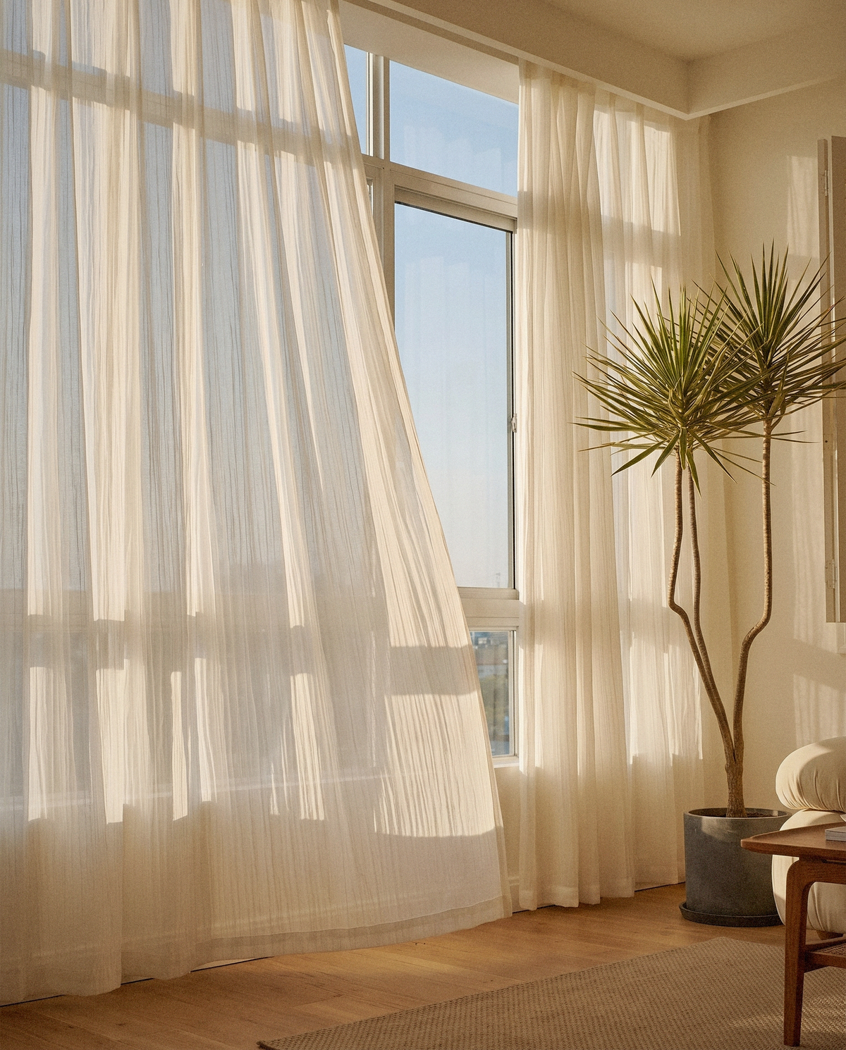 Linen Gauze Curtain - Curora Home