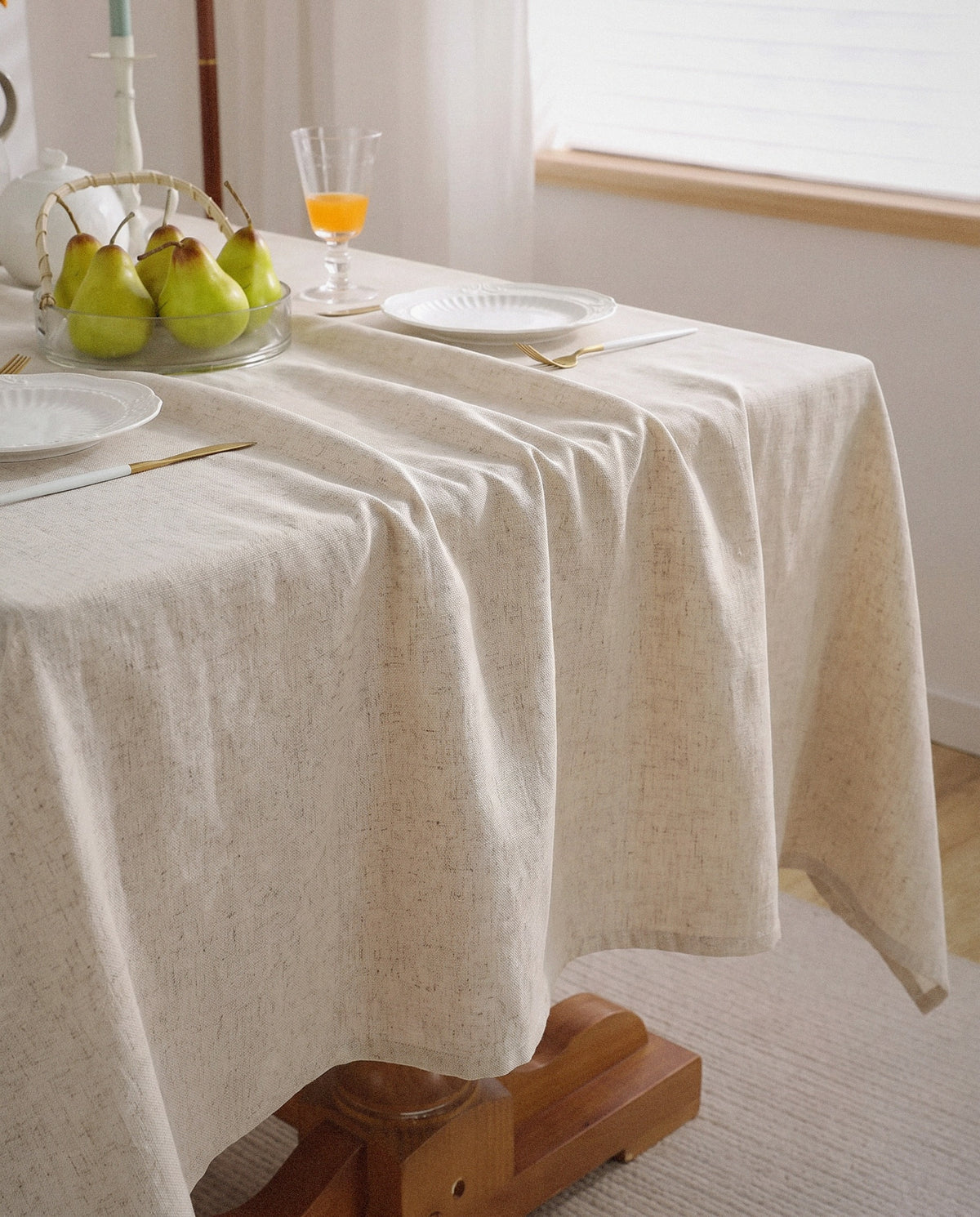 Washable Cotton Table Runner - Curora Home