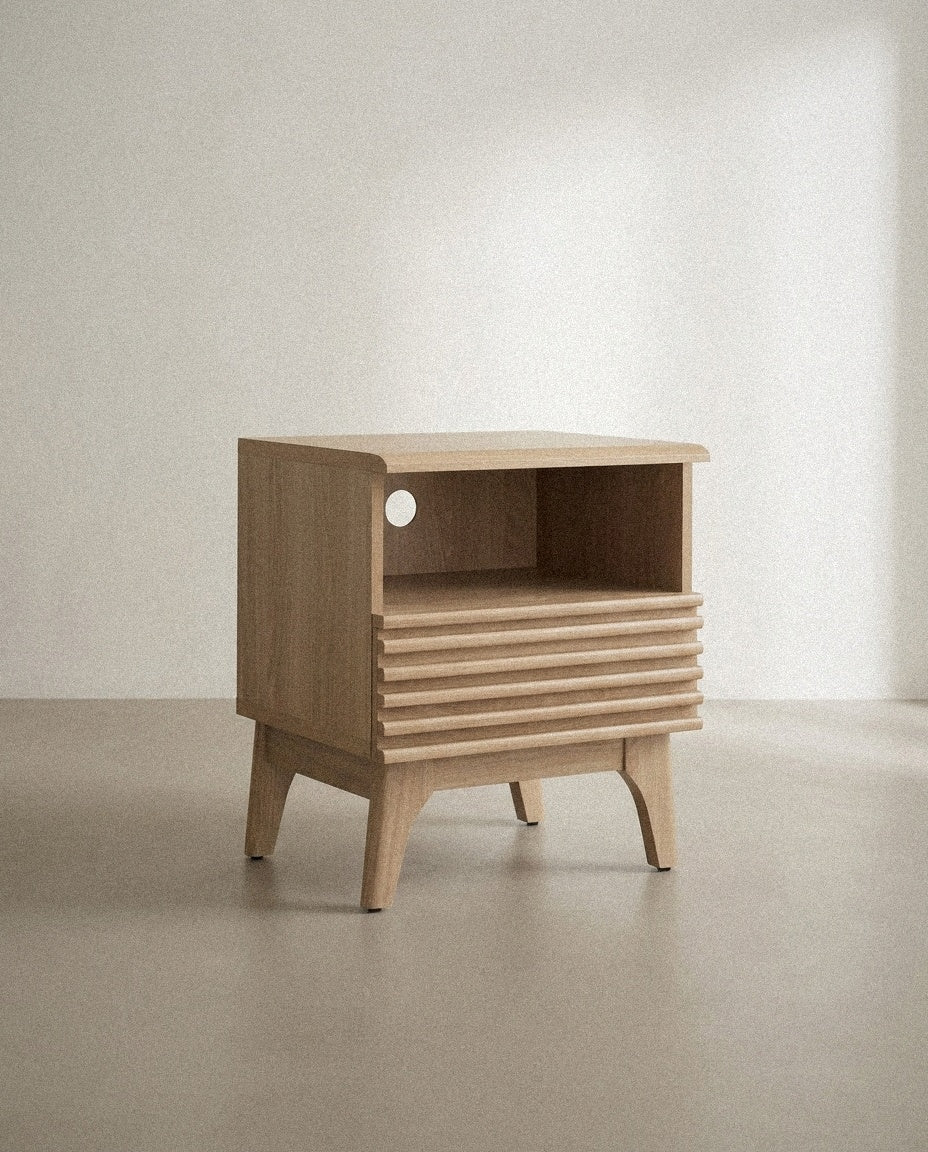 Render Nightstand – Oak