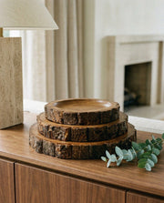 Mango Wood Platter Set - 3 Piece - styled photo 1