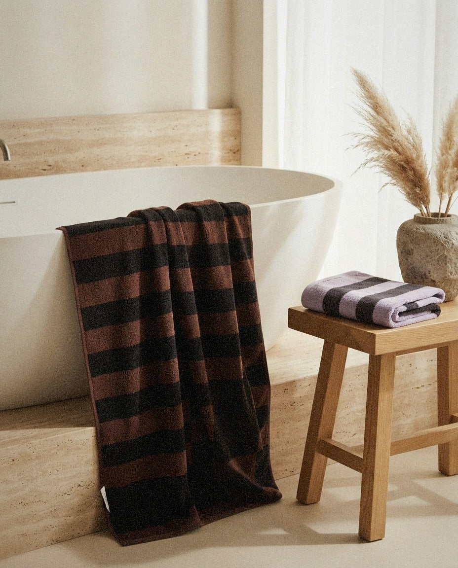 Shadmoor Australian Cotton Towels in a calm spa style bathroom setting
