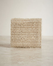 Sisal Washcloth styled in a bright organic modern bathroom
