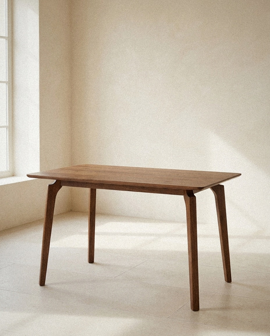 Verve Solid Wood Dining Table – Walnut