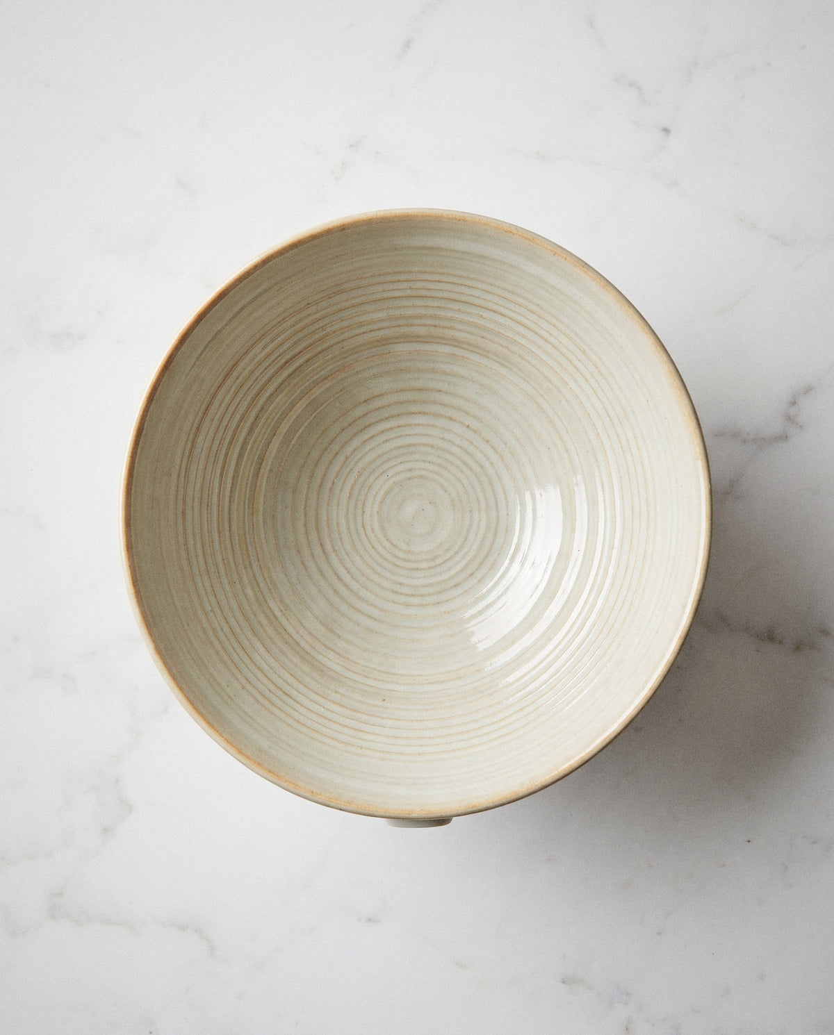 White Matte Stoneware Bowl - Curora Home