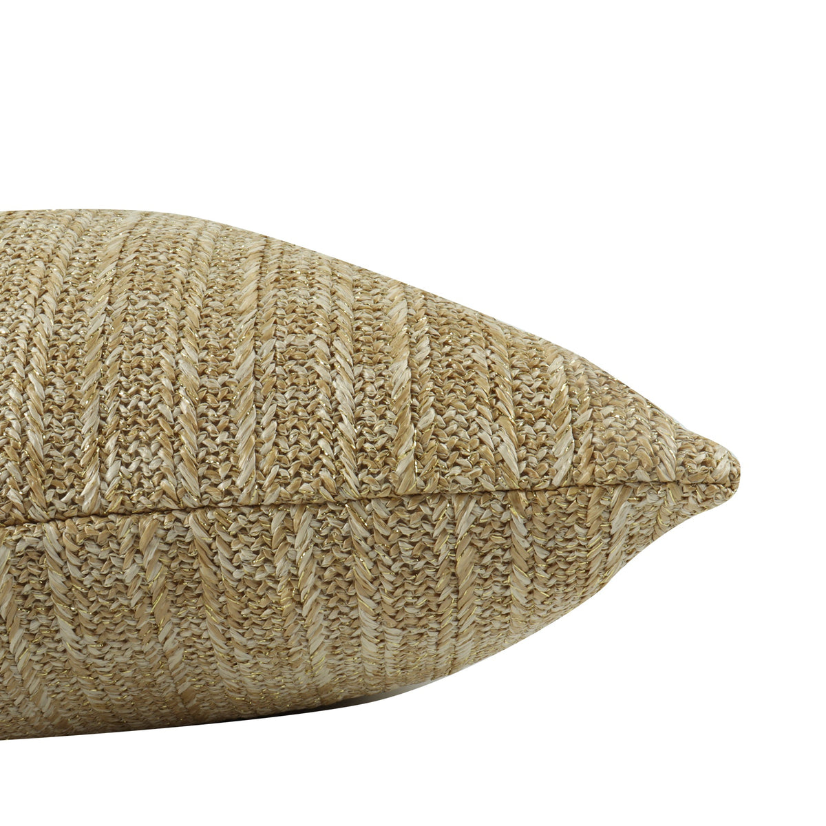 Woven Straw-Look Throw Pillows