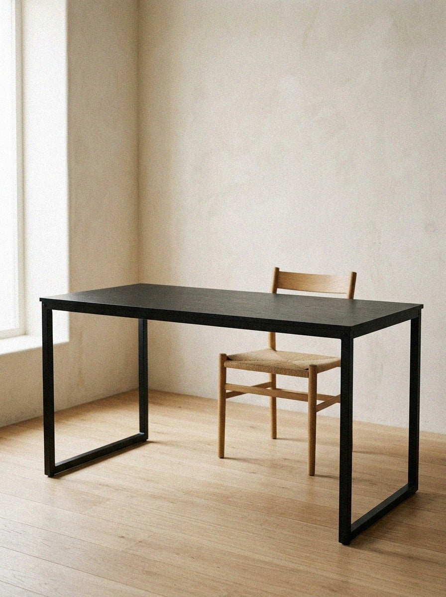 Industrial Wood Top Desk