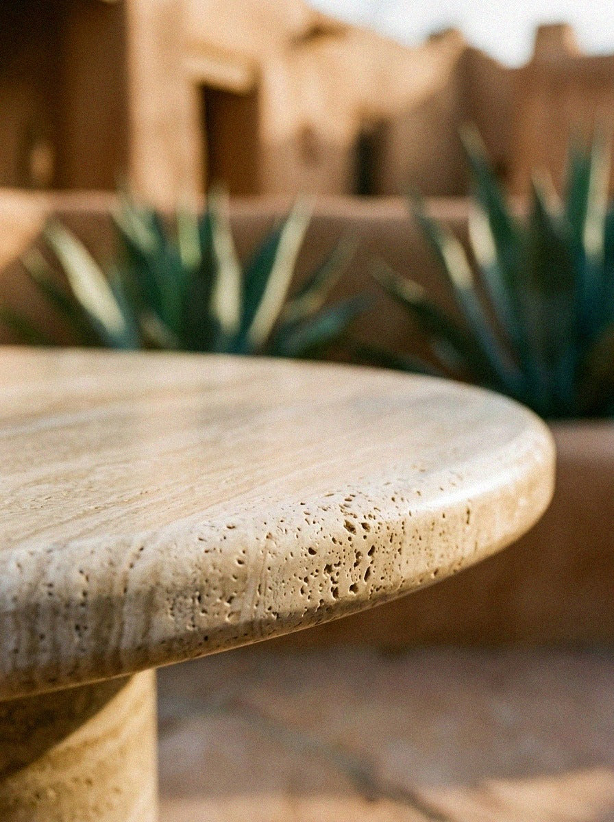 Valencia Travertine Coffee Table Set