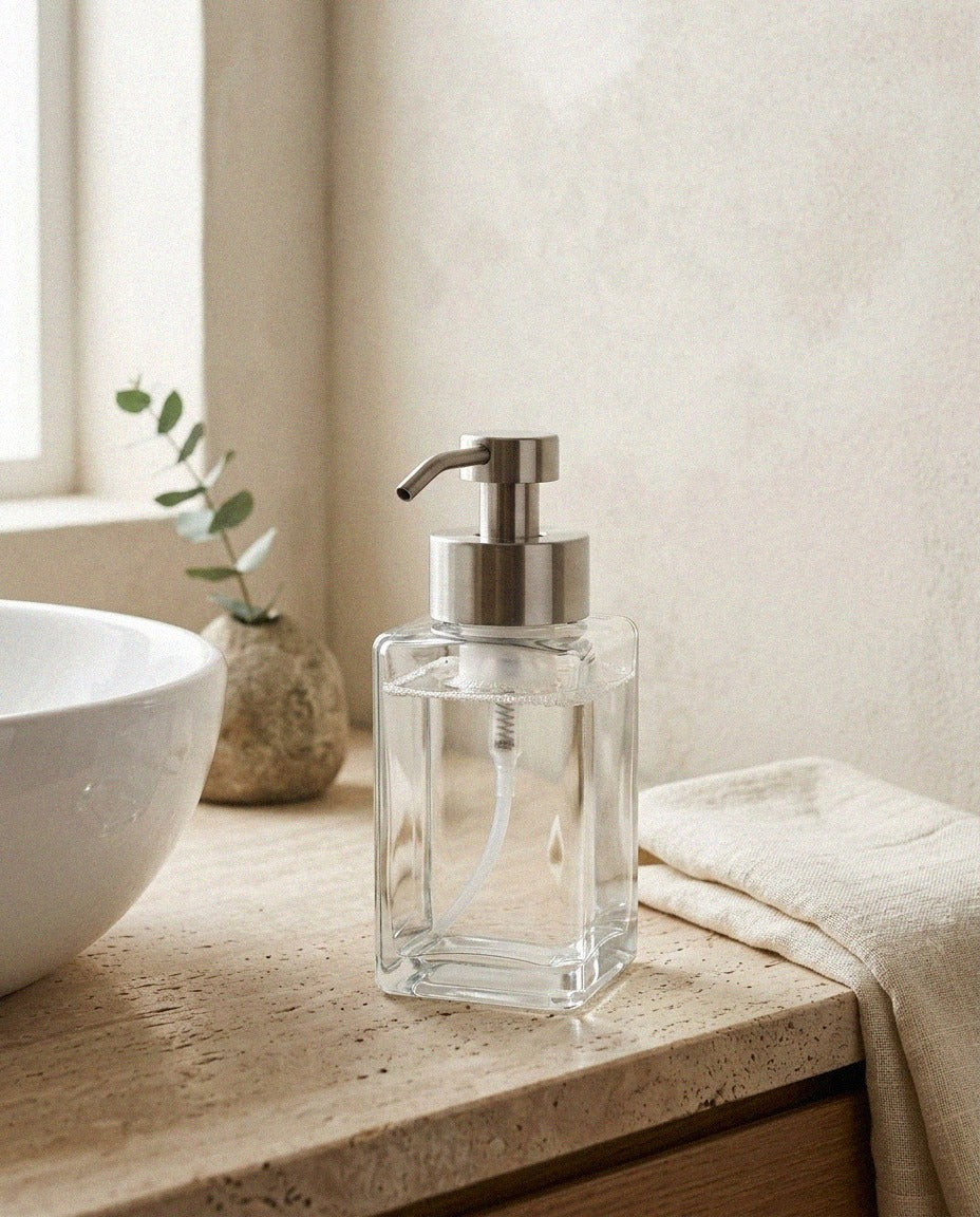 Glass Foaming Soap Dispenser