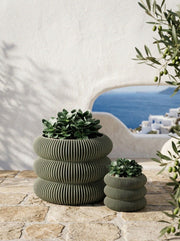 Bubble Ribbed Planter