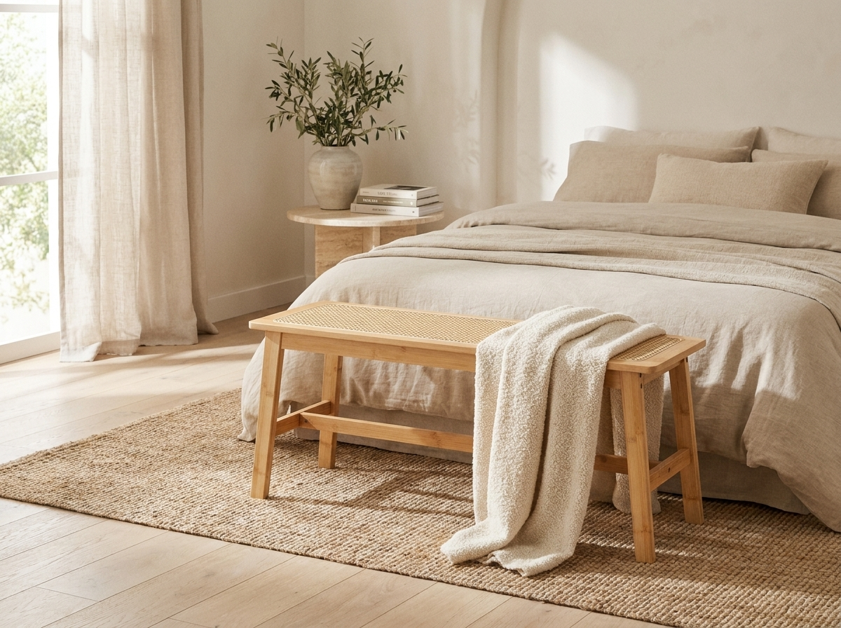 Bamboo bench