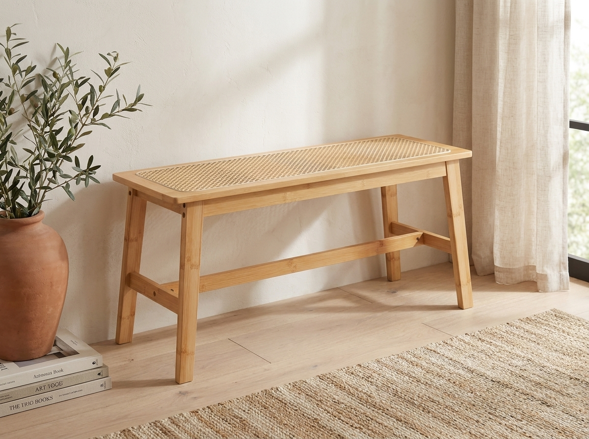 Bamboo bench