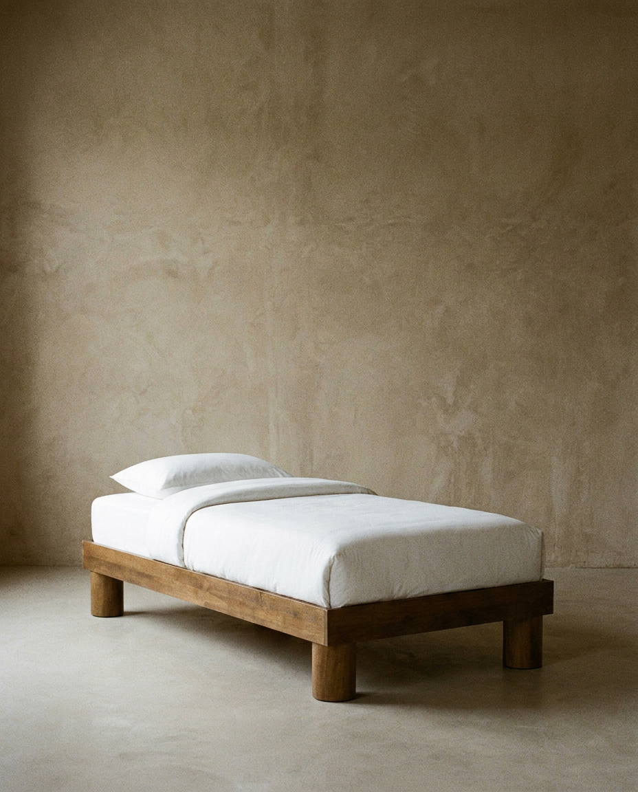 Runa Wood Platform Bed