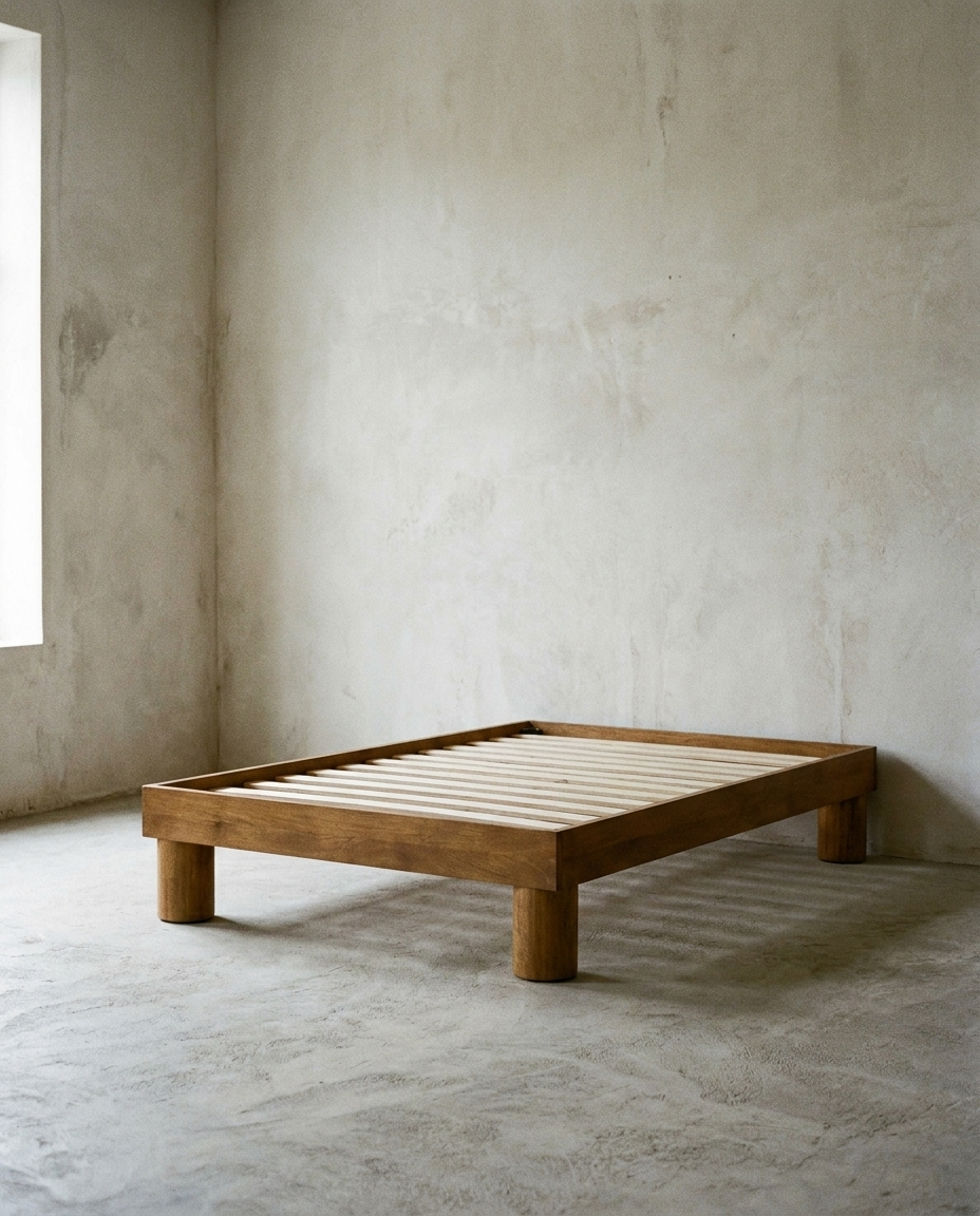 Runa Wood Platform Bed