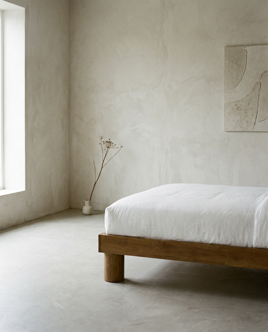Runa Wood Platform Bed