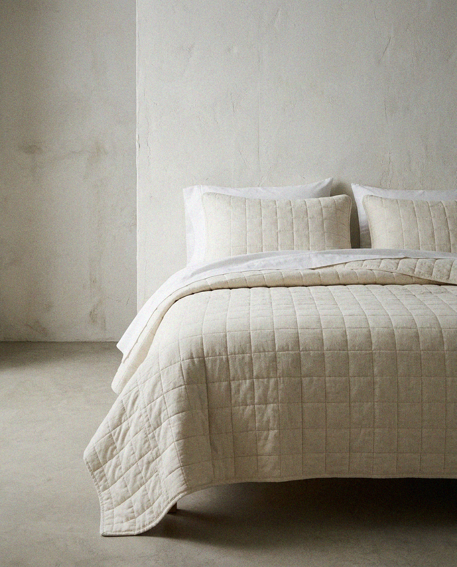 Farmhouse Coverlet Set, Ivory Twin