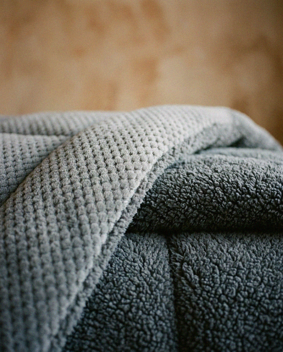 Reversible Plush Comforter Set