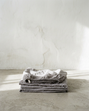 Ash Linen Fitted Sheet