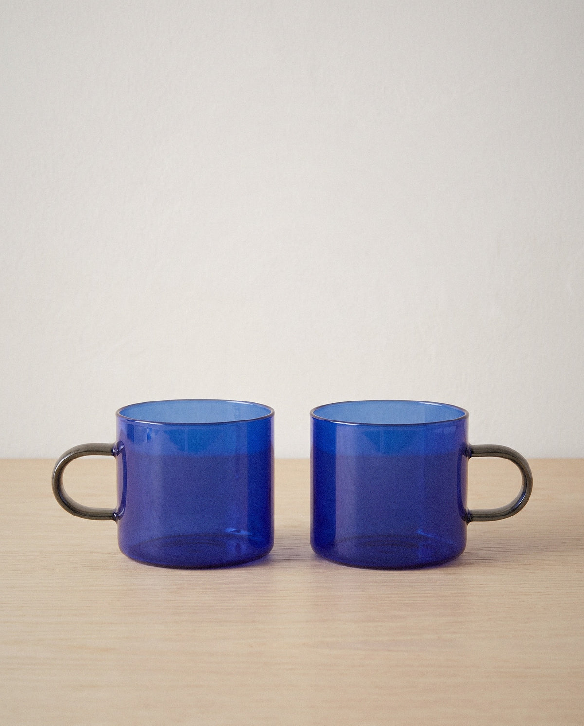Lotta Blue Smoke Coffee Cups, Set of 2