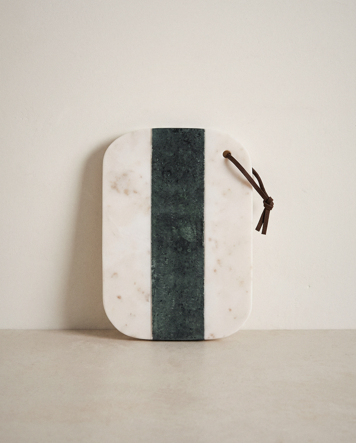 Brandy Marble Cheese Board in a bright organic modern interior