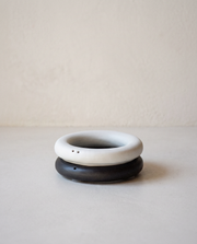 Rings Salt & Pepper Shakers in a bright organic modern interior