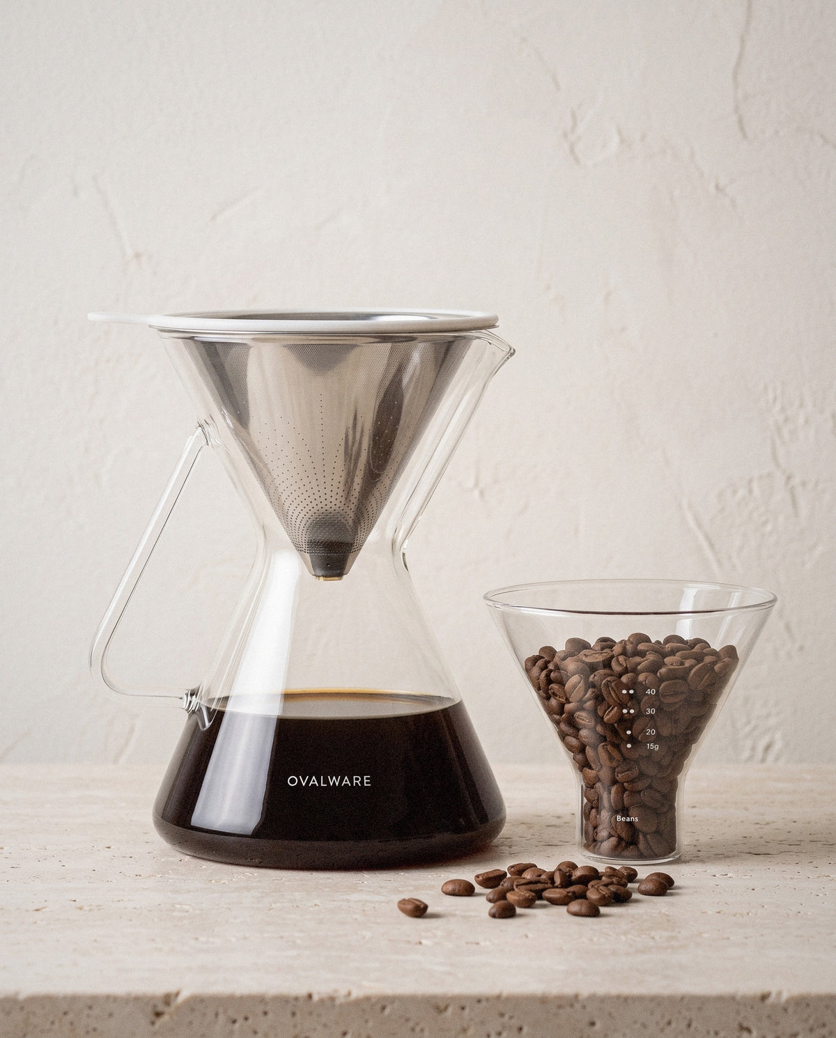 Pour Over Coffee Maker with Filter