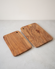 Alto Acacia Cutting Boards, Set of 2 in a bright organic modern interior