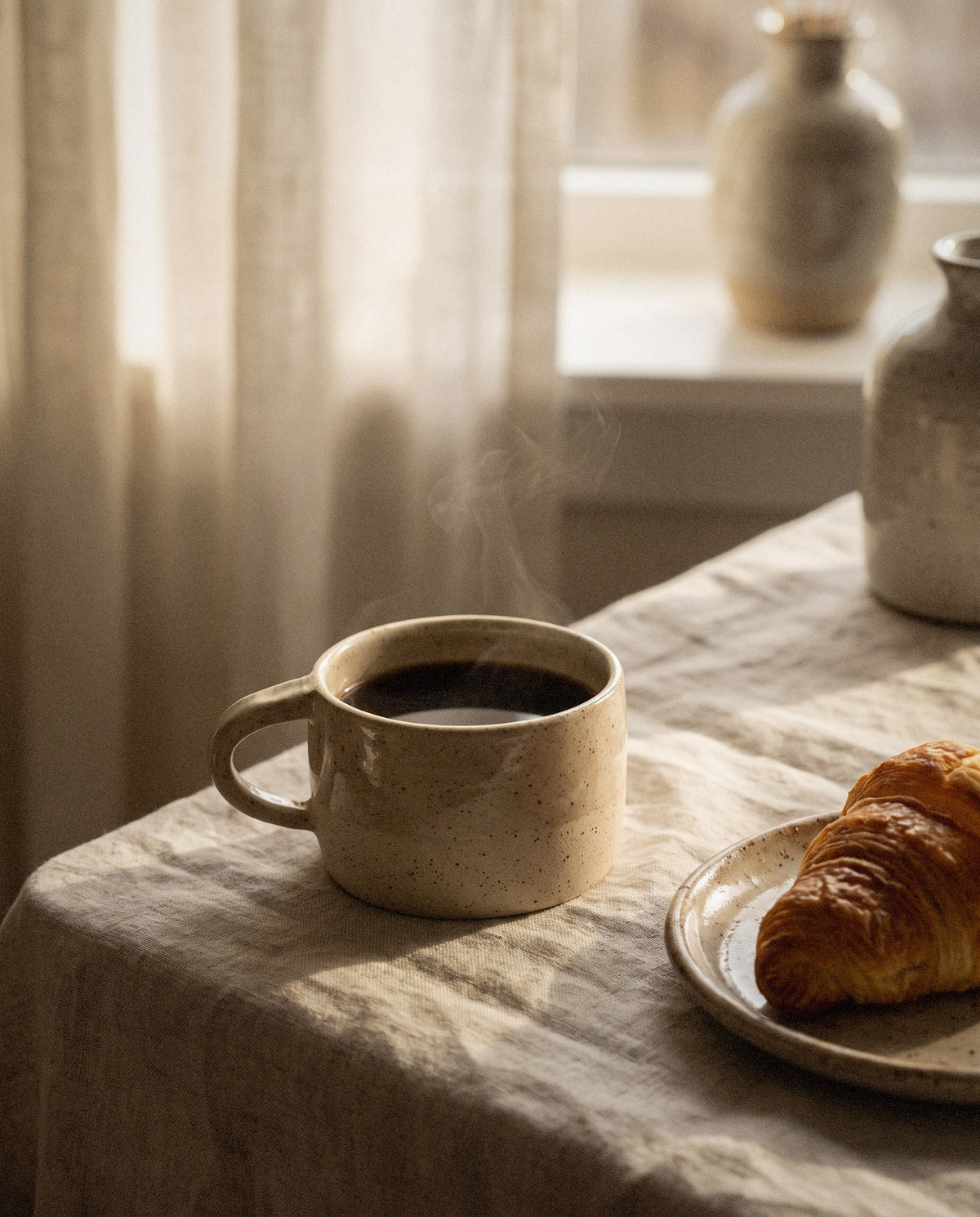 White Sand Stoneware Mug