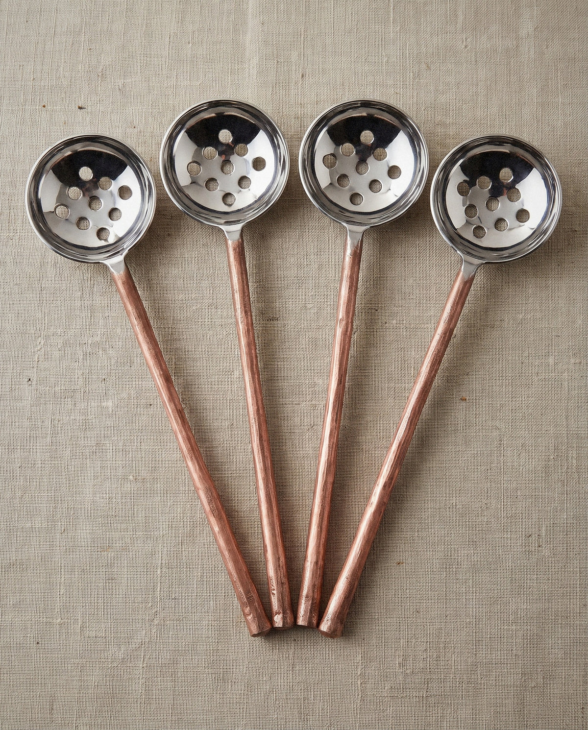 Camellia Olive Spoons, Set of 4