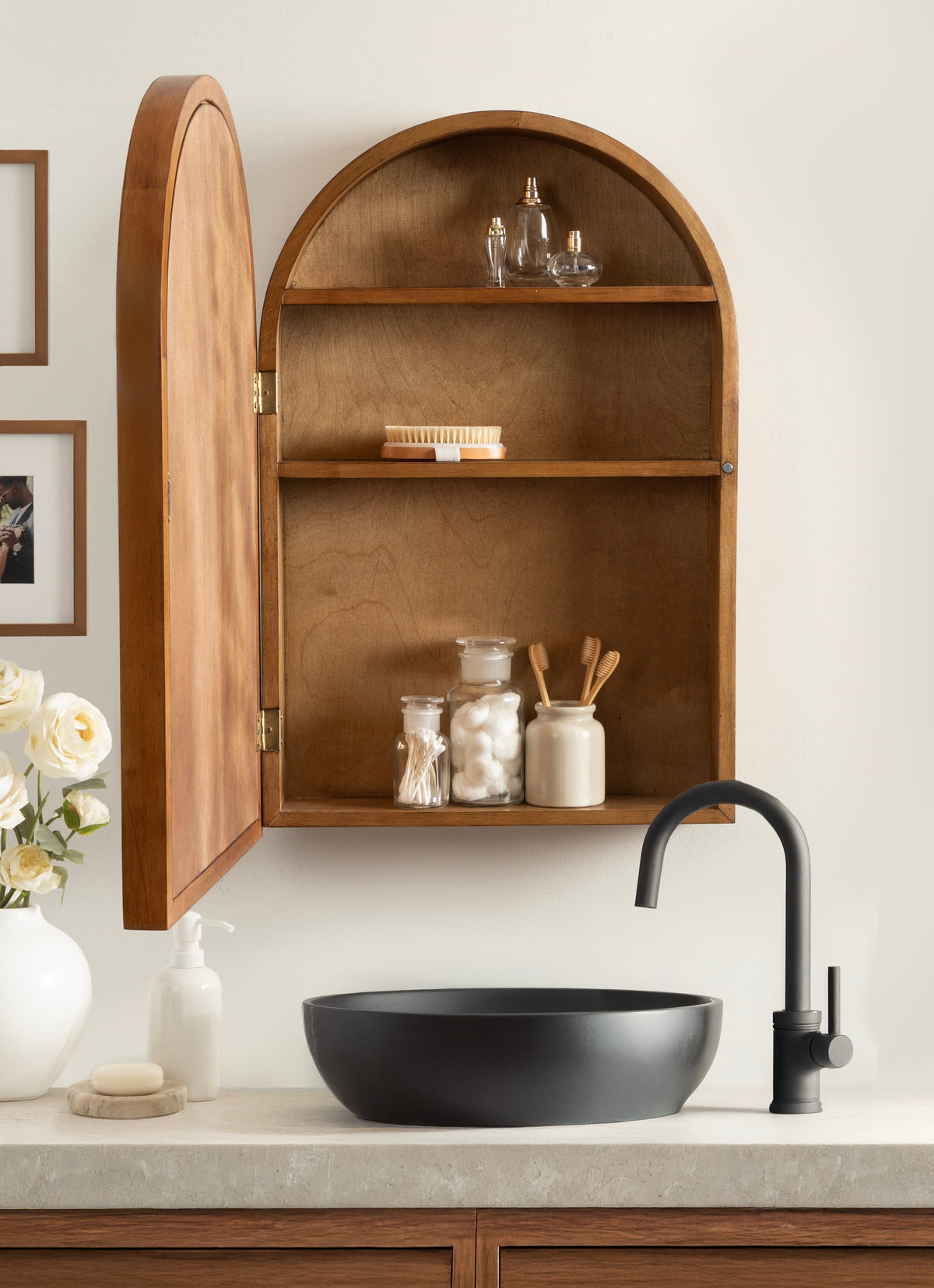 Hatherleigh Arch Vanity Mirror Cabinet