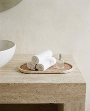 Linen Oval Tray