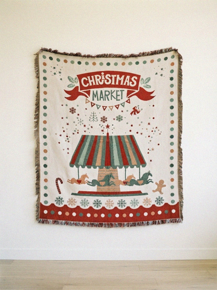 Evil Eye Cotton Throw Blanket - market