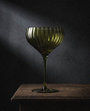 Medieval Hand-Blown Wine Goblet