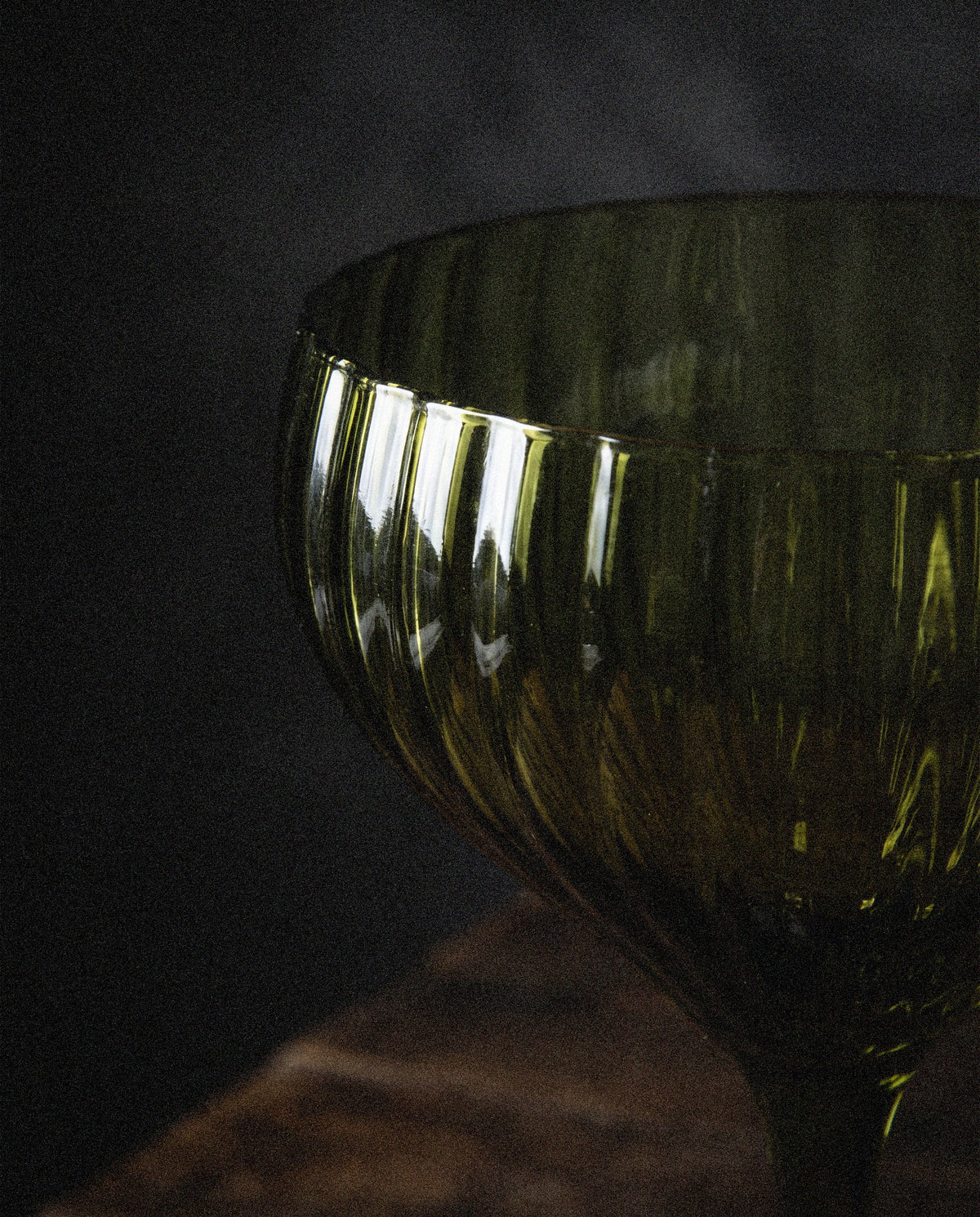 Medieval Hand-Blown Wine Goblet