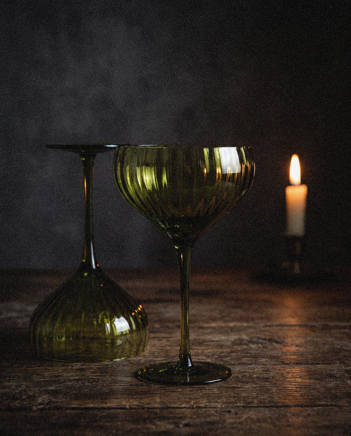 Medieval Hand-Blown Wine Goblet