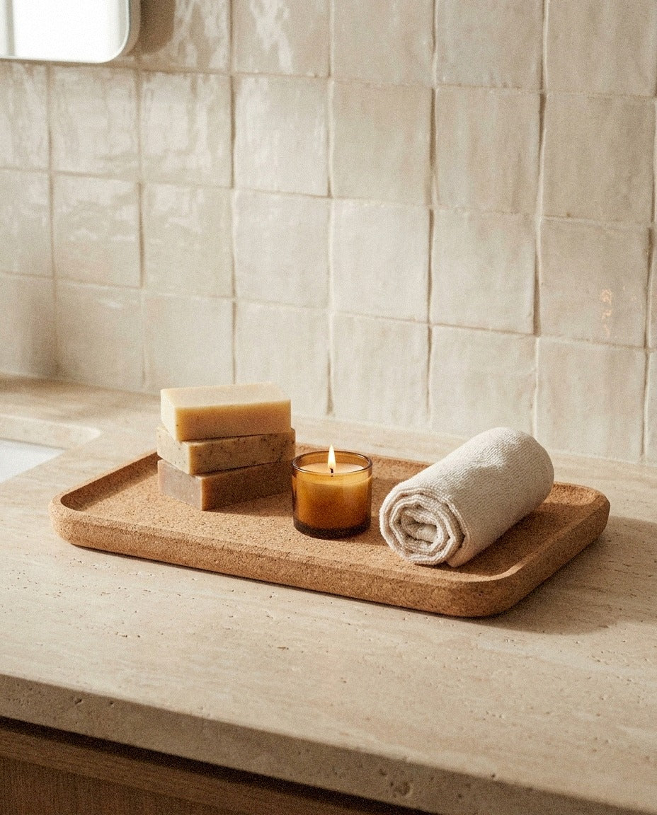 Rectangular Cork Tray