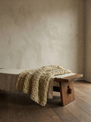 Chunky Cable Knit Throw Blanket