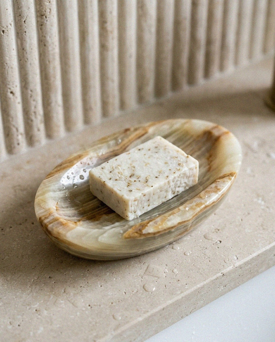 Onyx Gemstone Soap Dish