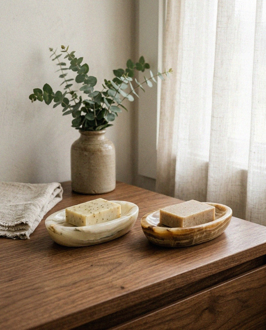 Onyx Gemstone Soap Dish