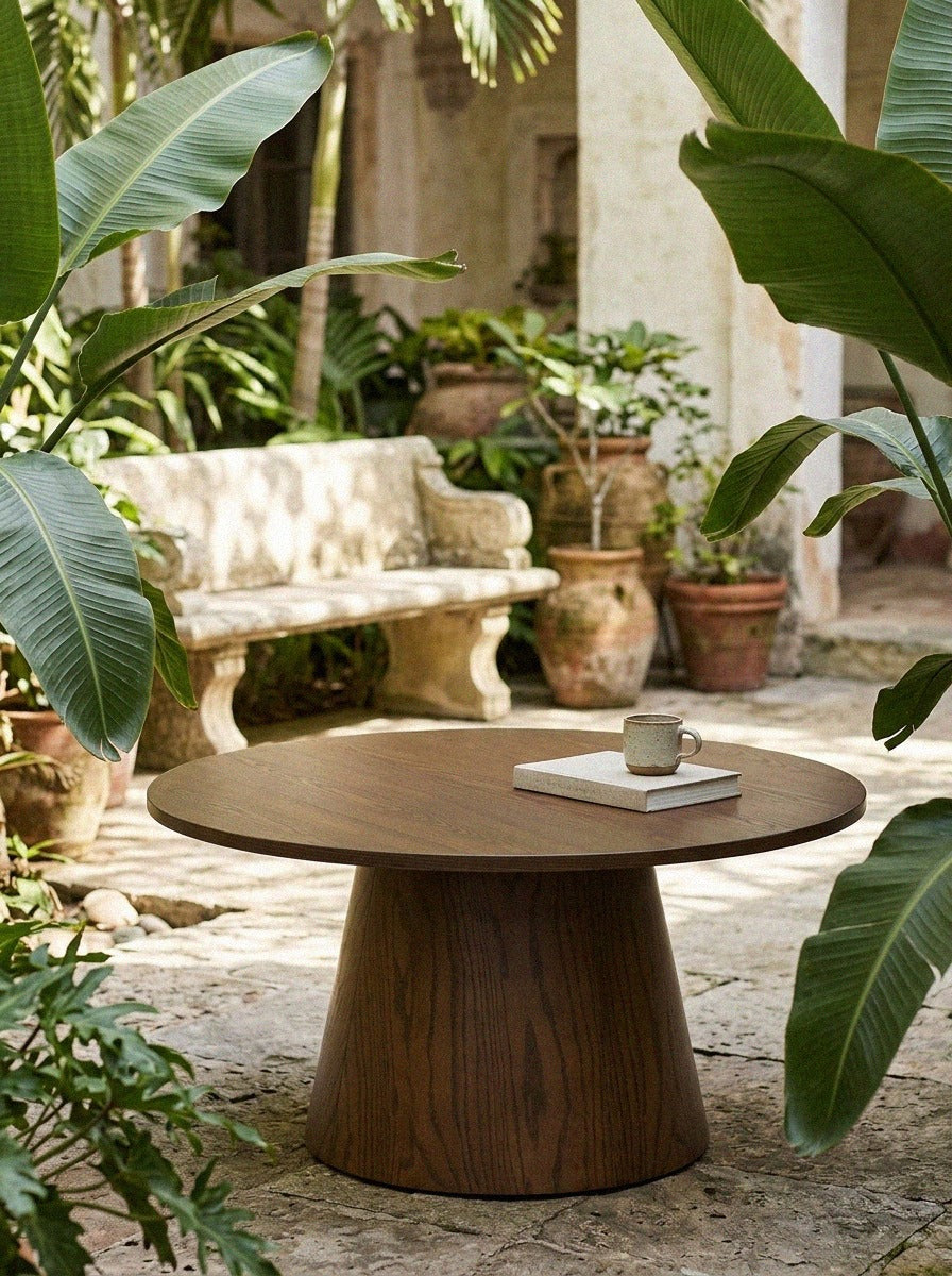 Franklin Round Pedestal Coffee Table