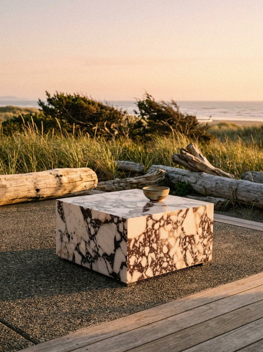 Calacatta Viola Marble Coffee Table