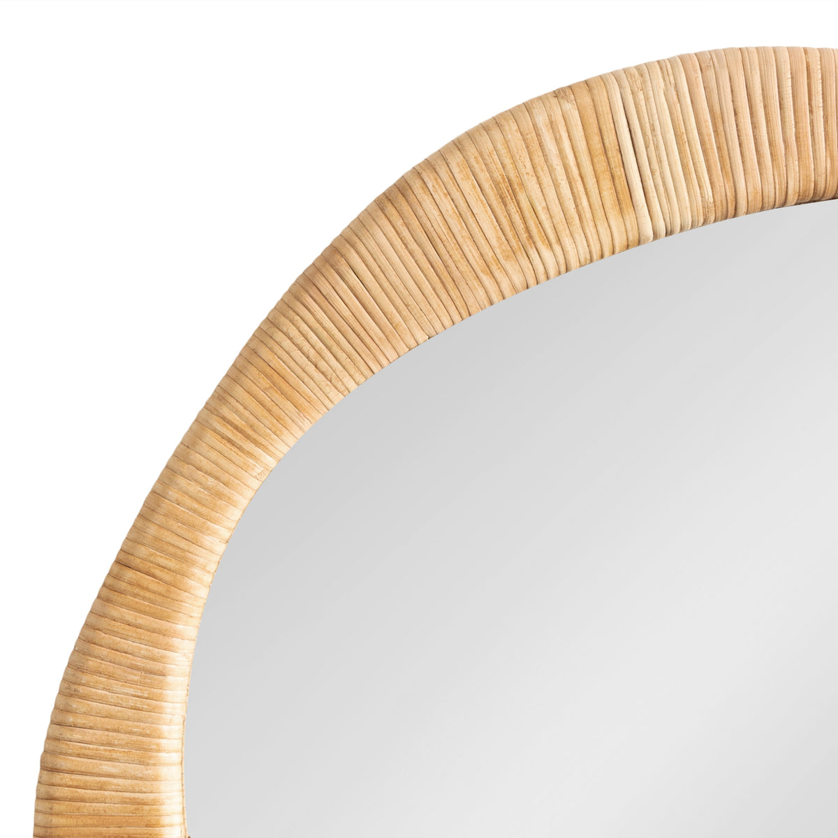 Rahfy Rattan Round Wall Mirror