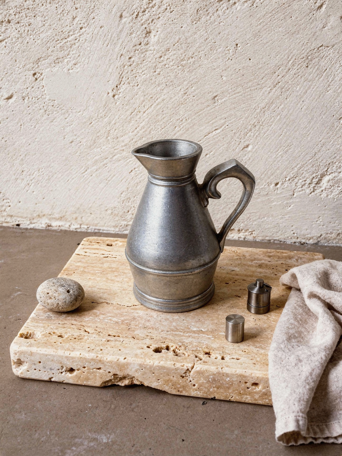 Vintage Pewter Pitcher